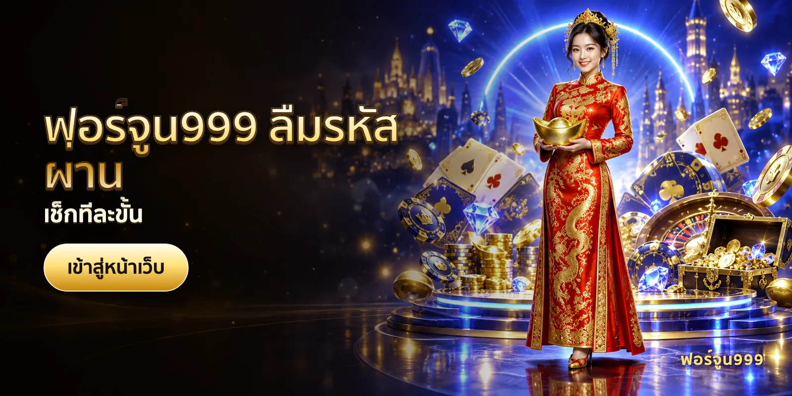 ภาพประกอบบทความ ฟอร์จูน999 ลืมรหัสผ่าน — เช็กทีละขั้น